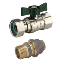 Swivel Nut Ball Valve Kits | Fi With Flared Union (Water)