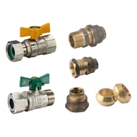 Swivel Nut Ball Valve Kits | Fi (15Mm) With Flared Union (Gas & Water)