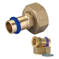 Water Fittings - Lead Free Brass | Swivel Nut Adaptor Fi Reducing Flat