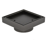 Designer Series | Square Tile Insert Grate Brass