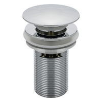 Plug And Wastes | Dome Pop Up With Overflow