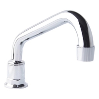 Swivel Spout Hob Tube Chrome Plated 180mm