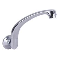 Unstyled Tapware | Wall Spout Cast Swivel