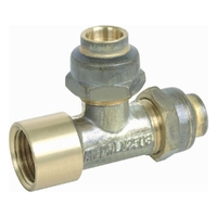 Tee Double Union Fi End | Flared Compression