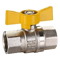 Butterfly Handle Fi X Fi | Gas Approved Ball Valves