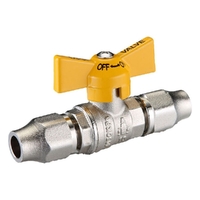Butterfly Handle Fl X Fl (Gas Cock) Sae | Gas Approved Ball Valves