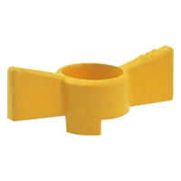 Butterfly Handle - Yellow | Gas Approved Ball Valve Handles