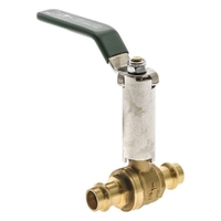 Lever Handle Press Fit Cu X Cu Extended Spindle | Watermarked Ball Valves