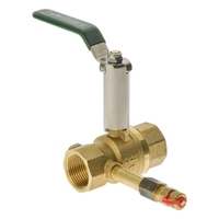 Extended Lever Handle Fi X Fi With Extended Test Point | Hvac Watermarked Ball Valves