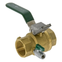 Lever Handle Fi X Fi With Mini Ball Valve Lockable | Hvac Watermarked Ball Valves