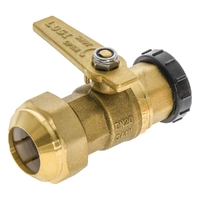 Poly Connection Dn X Fi With Plug | Water Service Ball Valves