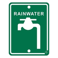 Rainwater In Use Sign | Signs