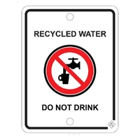 Recycled Water Warning Sign | Signs