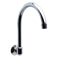 Wall Spout Curved Tube Swivel | Unstyled Tapware