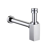 40mm Square With Adapter Bottle Trap Nickel Plated 