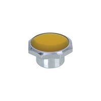 Buttons Yellow (Tempered Water) Chrome Plated