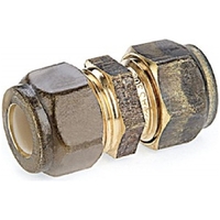 LF 15mm C x 15mm C CU COMPRESSION UNION (1/2" C x 1/2" C)
