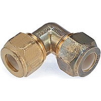 20mm C X 15mm C Reducing Cu Compression Elbow (3/4" C X 1/2" C)
