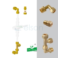 UNION-FIT SWIVEL COMBI KIT COPPER OLIVE CONNECTION 15mm