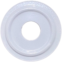 15mm BSP Flat Cover Plate White 