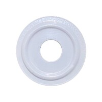 15mm Cover Plate Flat BSP White 