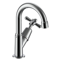 Dorset Cross Swivel Pillar Tap - 4 Star
 Jumper Valve - Chrome (Lf)