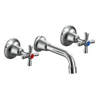 Easy Clean Cross Bath Sets Jumper Valve - Chrome