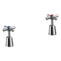 Easy Clean Cross Bib Top Assemblies Jumper Valve - Chrome (Lf)
