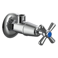 Easy Clean Cross Cistern Cocks Jumper Valve - Chrome