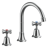 Easy Clean Cross Hob Sink Set - 4 Star
 Jumper Valve - Chrome (Lf)
