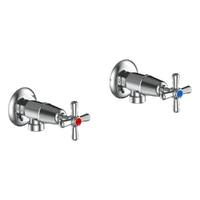 Easy Clean Cross Washing Machine Sets Jumper Valve - Chrome
