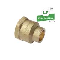 Connector Brass Capillary Straight Female No. 2, Long Engagement
