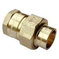 Union Brass Capillary Connector Straight Female No. 69F