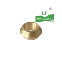Brass Cone Flared Compression, Brass