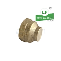 Cap Flared Compression Compression, Brass