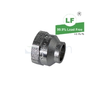 Compression Nut Flared Compression, Chrome Plated