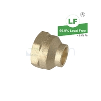 Crox Nut Flared Compression, Brass