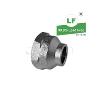 Crox Nut Flared Compression, Chrome Plated