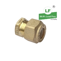 Stop End Nylon Olive Nylon Olive Compression Stop End, Brass