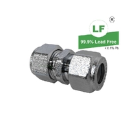 Union Nylon Olive Compression C C, Chrome Plated