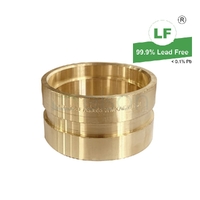 Adaptor Brass Roll Groove Copper Tube Brazing