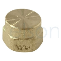 Cap Screwed Brass