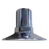 Flanged Extension Screwed Brass Piece, Chrome Plated