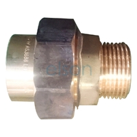 Union Screwed Brass Male/Female, Chrome Plated