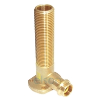 No.19 Male Back Plate Elbow DR BRASS G