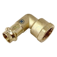 No.14 Female Elbow DR BRASS Rp