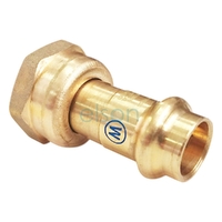 No.62 Female Connector Flat Seal DR BRASS G