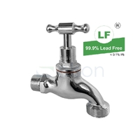Hose Cock T Head Chrome Plated