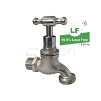 Hose Cock T Head Nickel Dipped