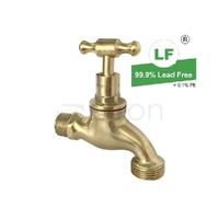 Hose Cock T Head P/B